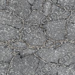 Seamless Textures of Ground Asphalt Road